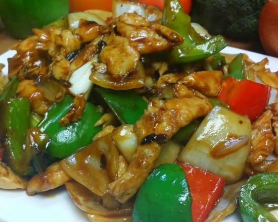 Chicken in Black Bean Sauce             豉汁鸡肉